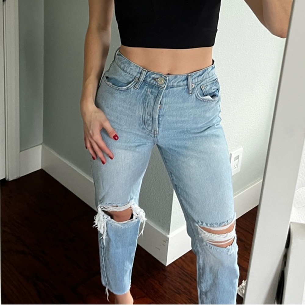 BDG light wash ripped jeans